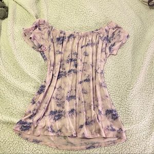 off the shoulder shirt